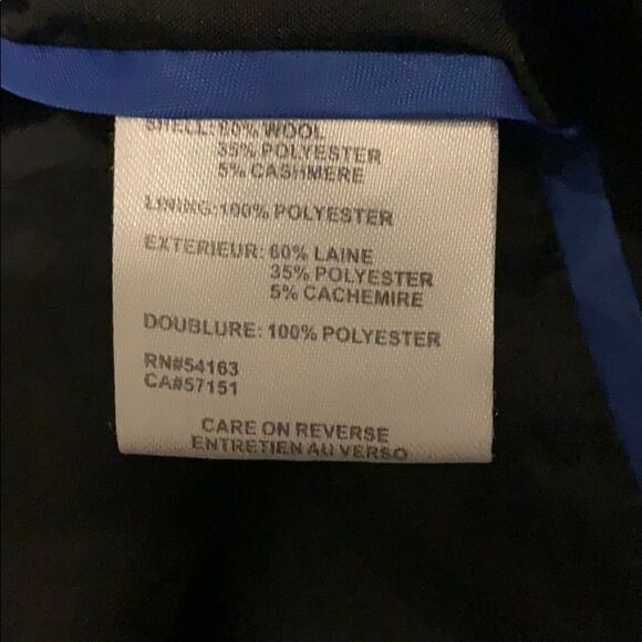 🔥CALVIN Klein Double Breasted Wool Cashmere Pea Coat🔥 - Picture 10 of 11